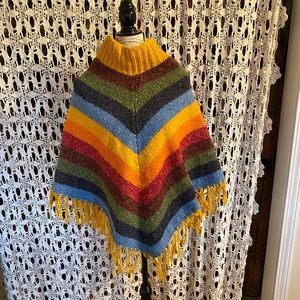 70’s Vibe Hippie Poncho
